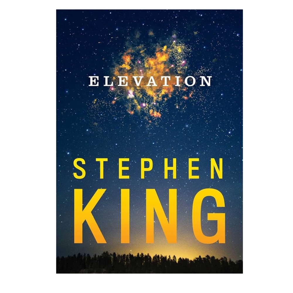 Stephen King 'Elevation' Book - Blue and Yellow Cover